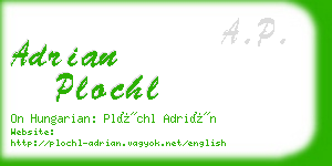 adrian plochl business card